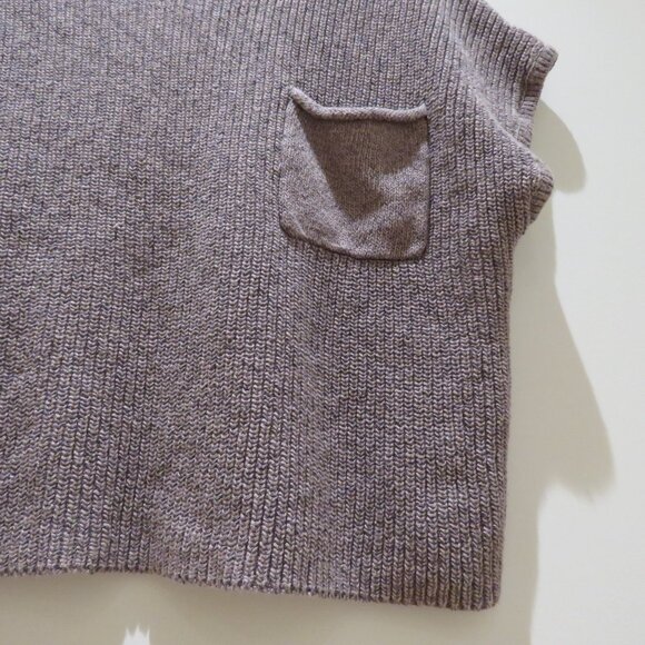 FREE PEOPLE BEACH Freya Ribbed Knit Sweater Top in Cashmere Lilac - Size XL - Picture 6 of 12